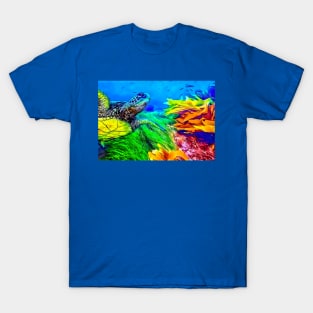 “Sea Turtle Adventures - Coral Reef Swim” T-Shirt